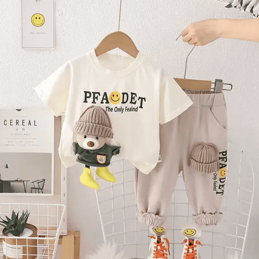 Kids Cotton T-Shirt and Jogger Set