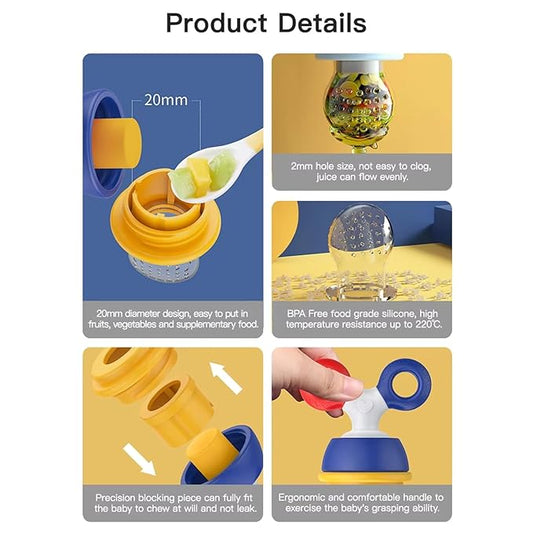 Fresh Fruit Food Feeder Grinding Baby Nibble Feeder