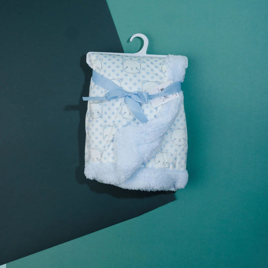 Blue Baby Blanket Set