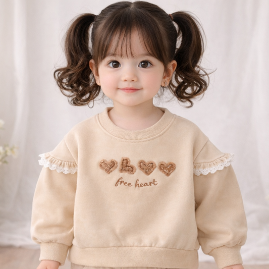 Girls Crew-Neck Sweatshirts