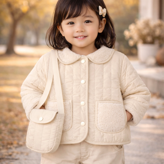 Children'S Short Cotton Padded Jacket