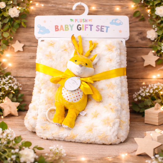 Blanket & Stuffed Toys 2Pc Set