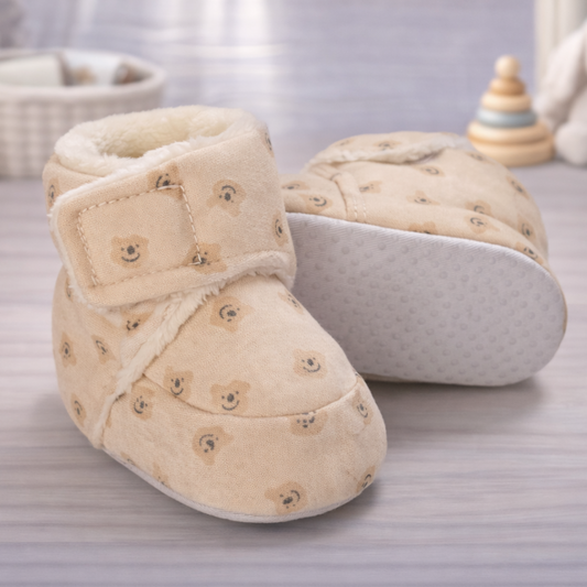 Cute Cartoon Comfortable Boots / Cotton Baby Animal Printed Booties Dot