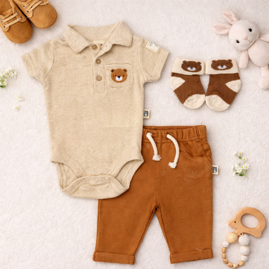 Baby Boys' Bodysuits With Socks