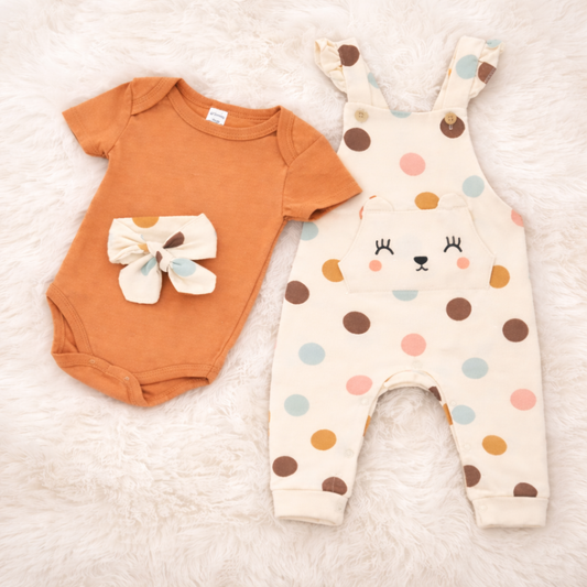 Juniors Solid T-Shirt And Printed Romper Set