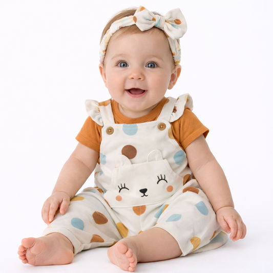 Juniors Solid T-Shirt And Printed Romper Set