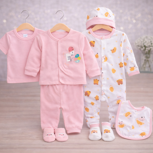 Baby organic cotton set of 8 pieces