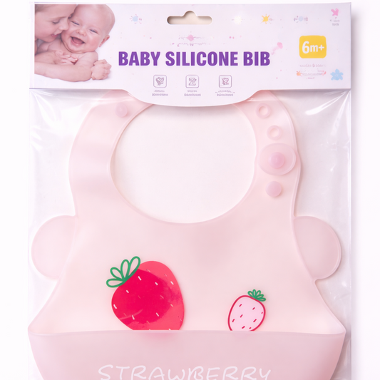 Waterproof Medium Silicon Baby Bibs With Ears