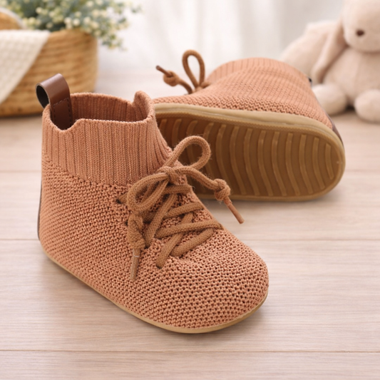 Soft Mesh Warm Knit Infant Boots