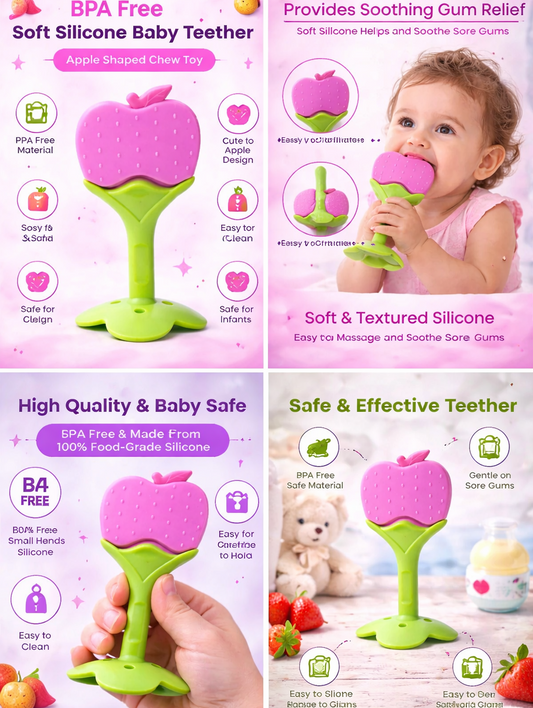 Soft Silicone Fruit Teething Toys