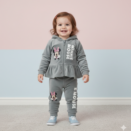 Blue Disney Minnie Mouse Fleece Sweatshirt And Pants