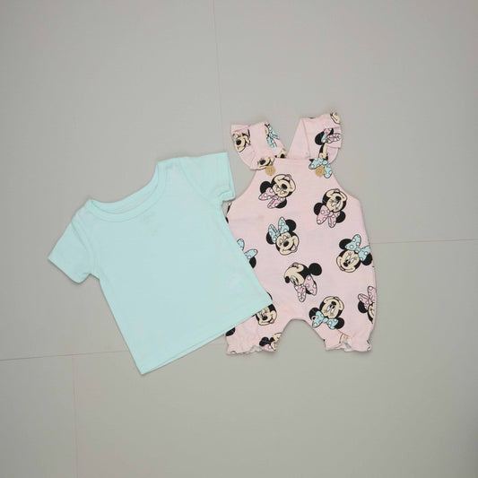Girl Minnie Mouse Design Two Piece Set