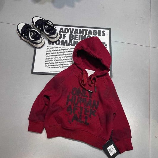 Children's Hooded Sweatshirt, Cotton Pullover with Graphic Print