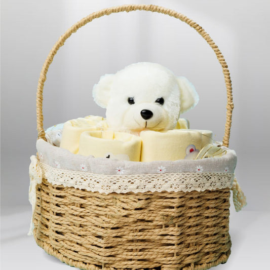 Gift Basket For Born Baby Clothing Set- 15 Pcs