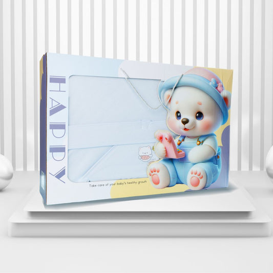 Happy New Born Unisex Baby's Clothing Gift Set- 15Pcs