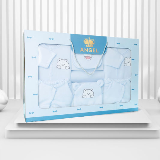 Angel New Born Unisex Baby's Gift Set-15 Pcs