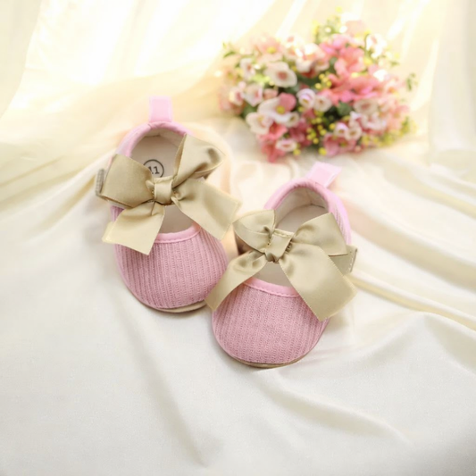 Baby Moo Kids-Girls Cotton Booties