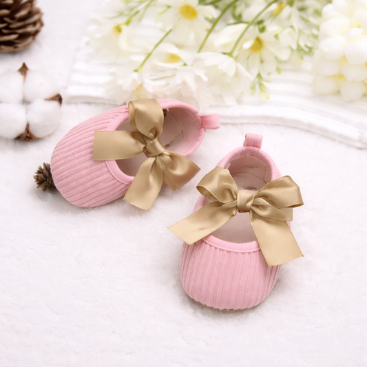 Baby Moo Kids-Girls Cotton Booties
