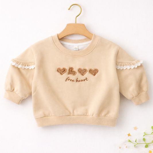 Girls Crew-Neck Sweatshirts