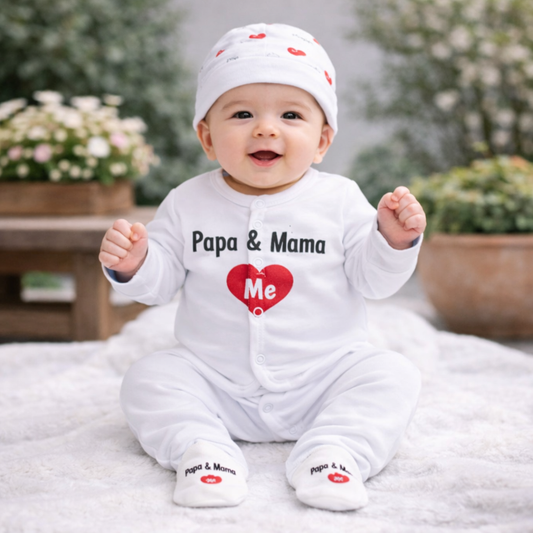 Baby organic cotton set of 8 pieces