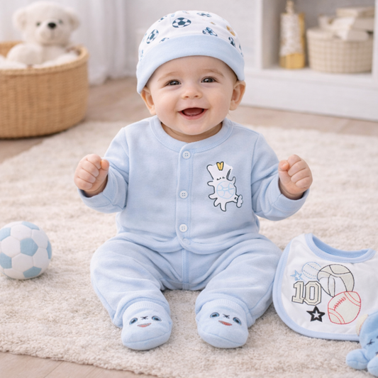 Baby organic cotton set of 8 pieces