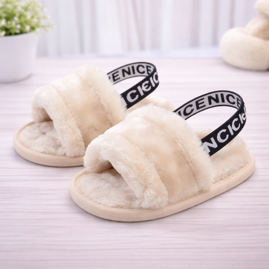 Baby Girl Fluffy Slippers