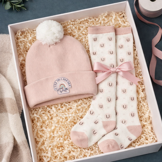 Baby Caps With Socks Combo set