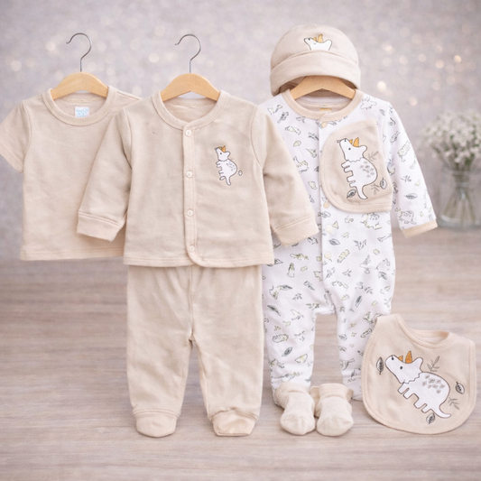 Baby organic cotton set of 8 pieces