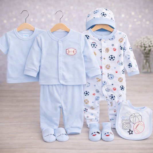 Baby organic cotton set of 8 pieces