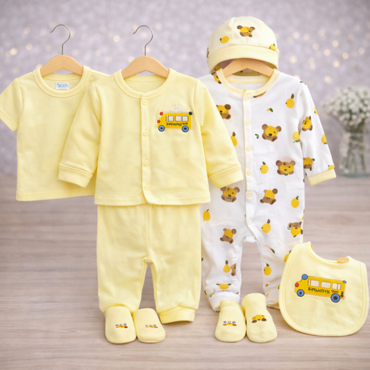 Baby organic cotton set of 8 pieces