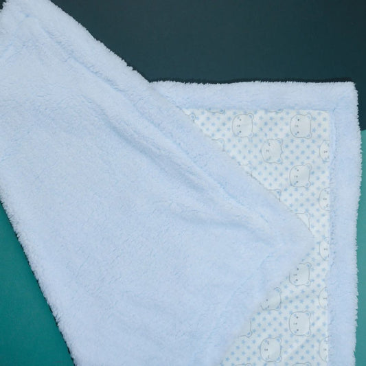 Blue Baby Blanket Set