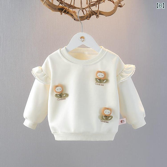Girls Embellished Puff Sleeve T-Shirt